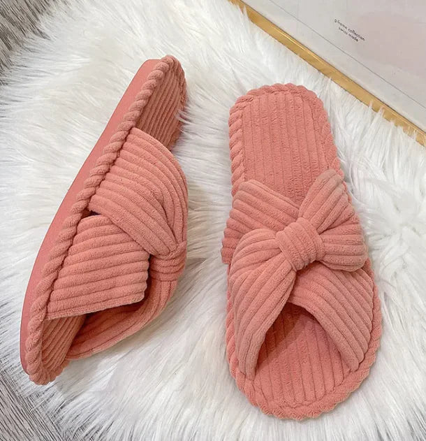 Cute Home Indoor Soft Bottom Comfortable Cotton And Linen Slippers