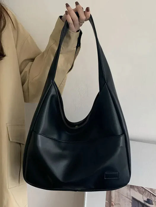 Fashion Tote Bag Large Capacity Casual Shoulder Bag Women's Commuting Handbag College Student