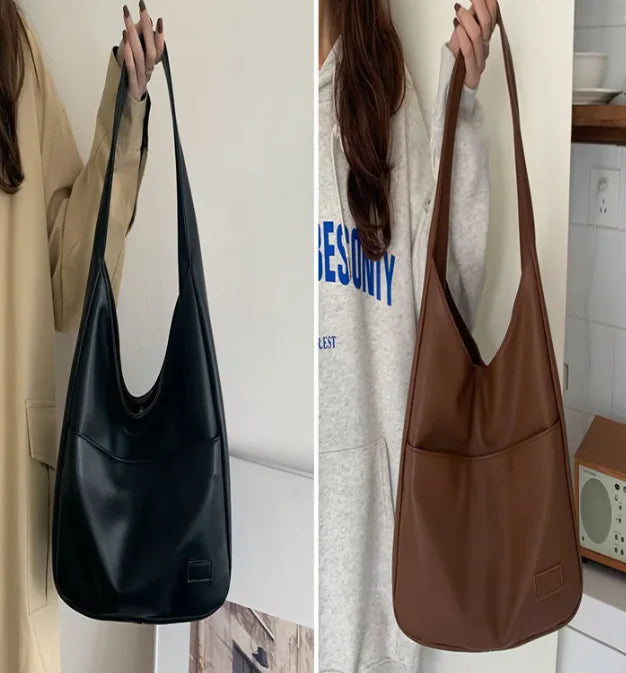 Fashion Tote Bag Large Capacity Casual Shoulder Bag Women's Commuting Handbag College Student