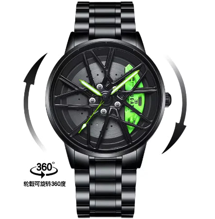 Car Wheel Hub Rim Watch