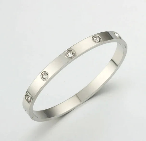 Minimalist Full Diamond All-Match Bracelet