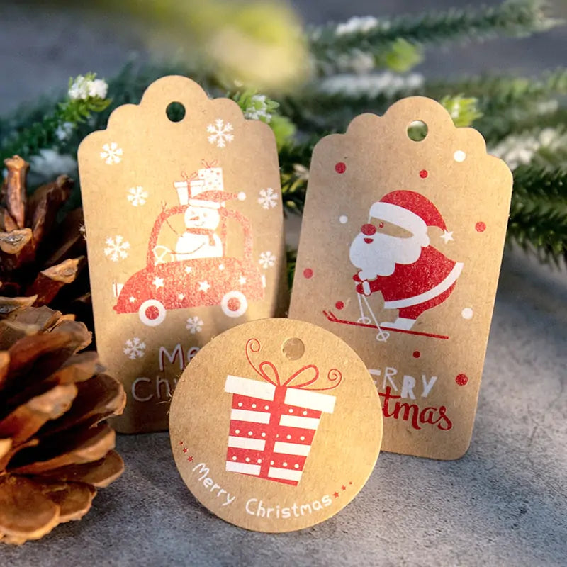 Santa Claus Christmas Gift Tags