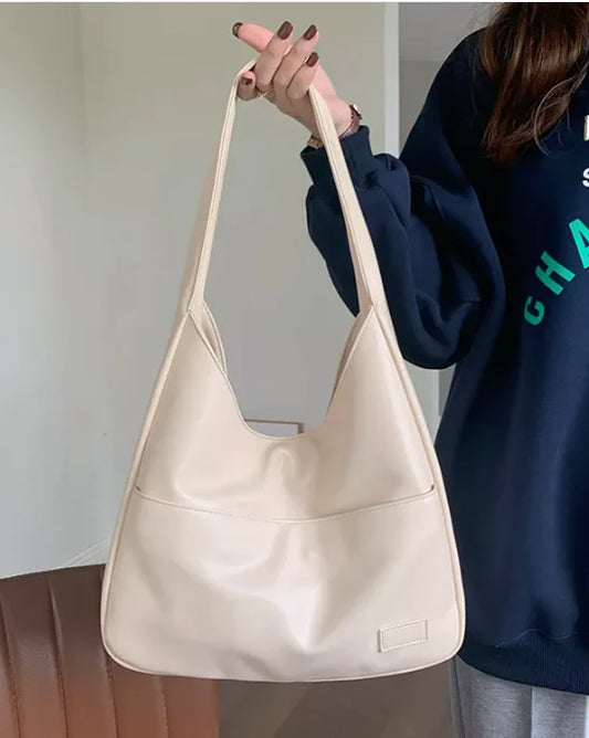 Fashion Tote Bag Large Capacity Casual Shoulder Bag Women's Commuting Handbag College Student