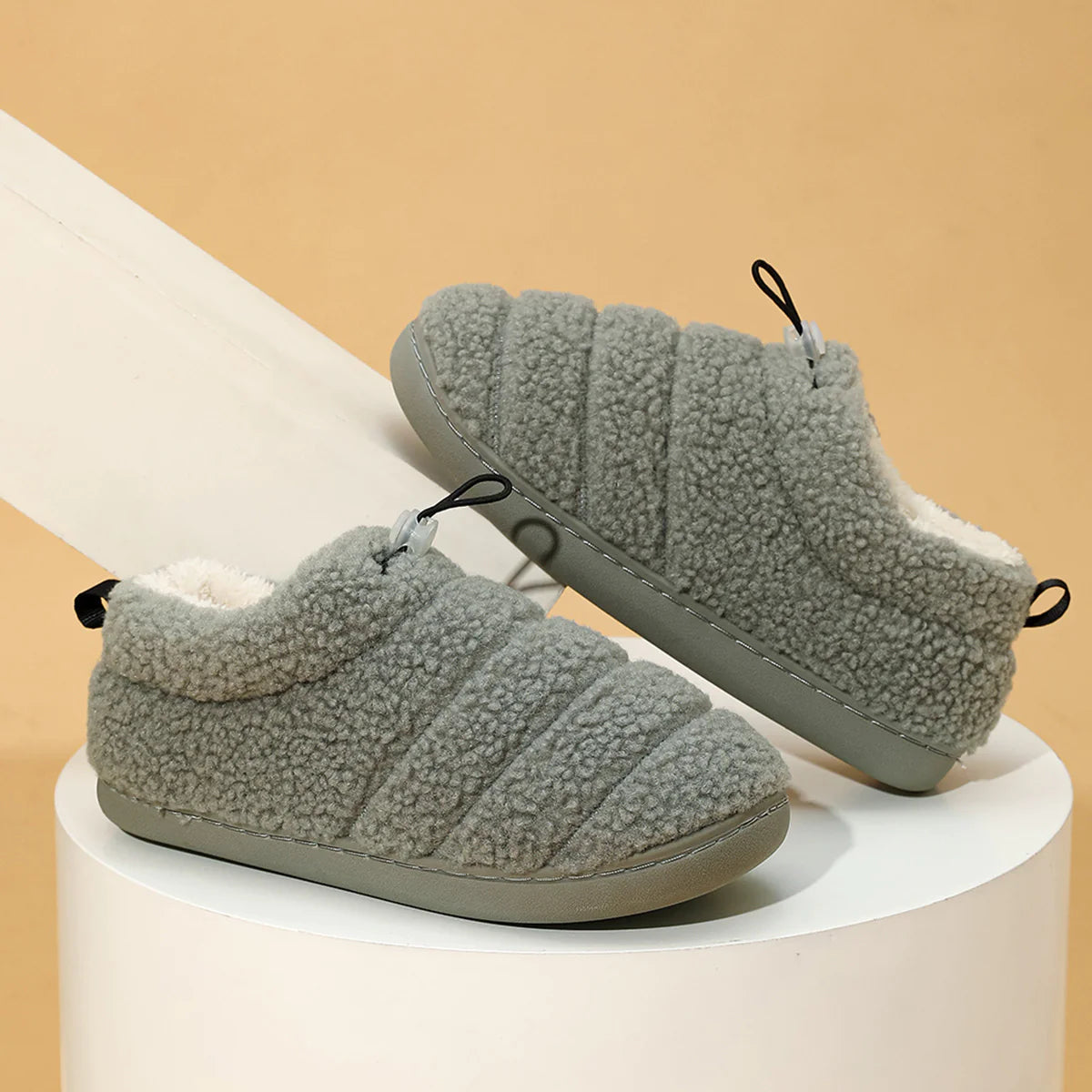 Cotton Shoes - Thickened Warm Non-Slip Cotton Slippers