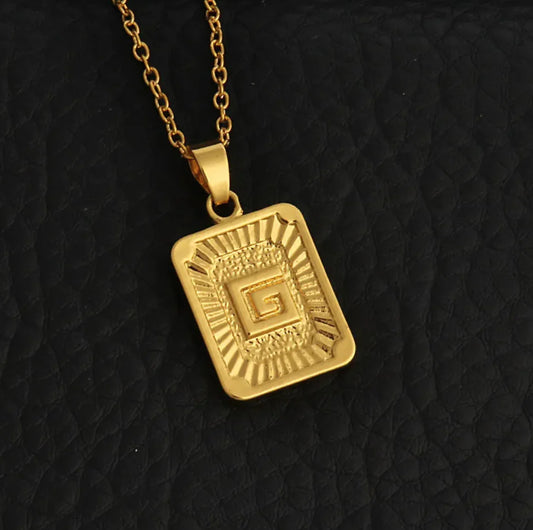 Gold Letter Necklace