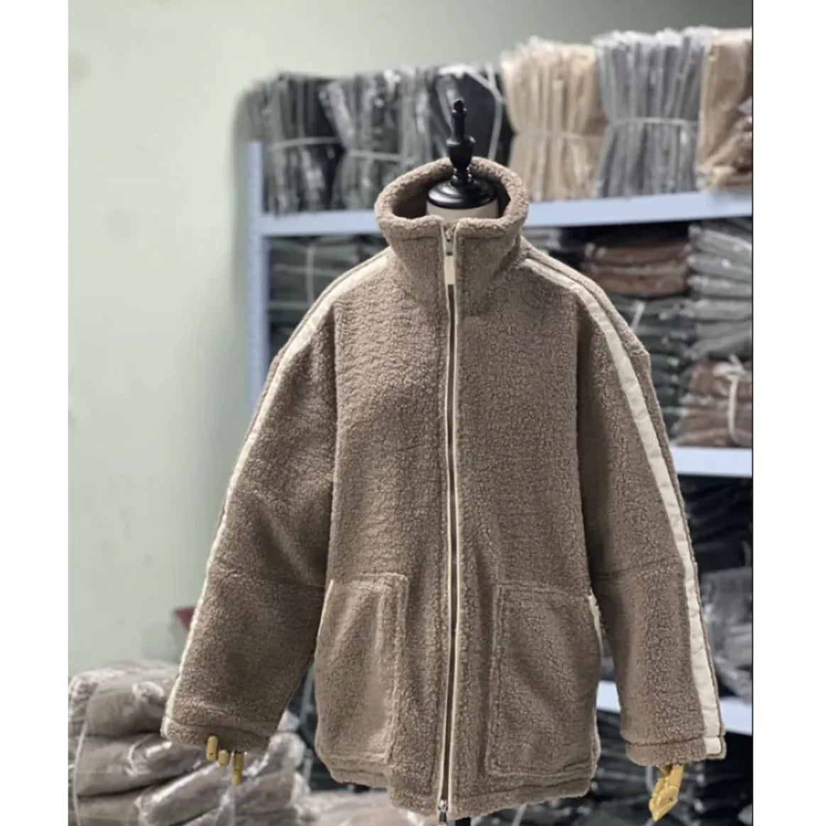 New Fashion Loose Anti-Cashmere Zipper Jacket