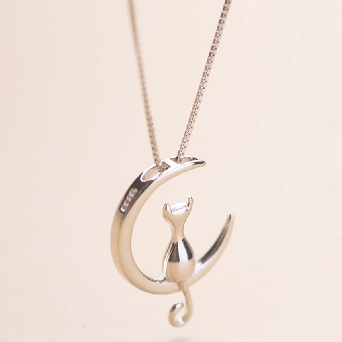 Cat Moon Necklace