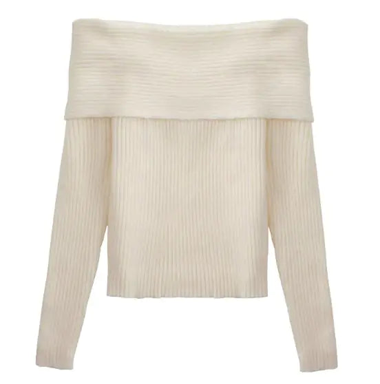 Strapless Neckline Sweater