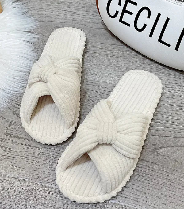 Cute Home Indoor Soft Bottom Comfortable Cotton And Linen Slippers