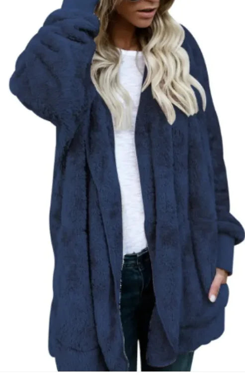 Women's Plush Warm Cotton Coat